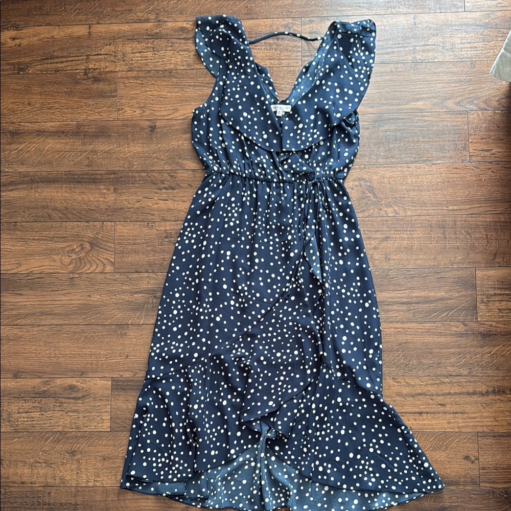 Socialite midi wrap dress